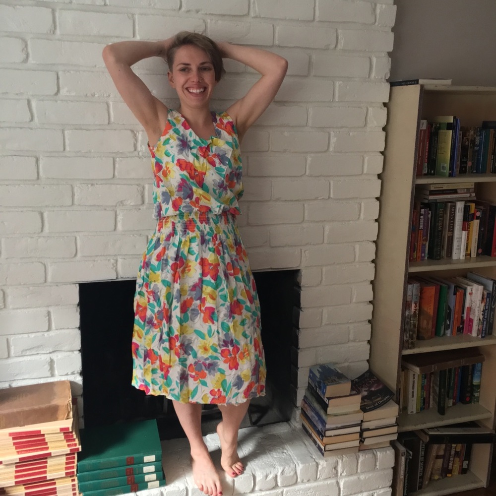 Vintage | 80’s floral dress